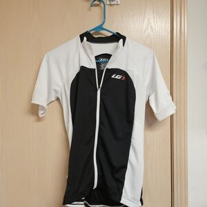 Louis Garneau Black and White Cycling Jersey
